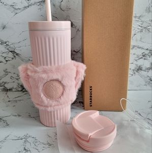 Starbucks China Stainless Matte Pink Stainless Steel hot & cold tumbler
